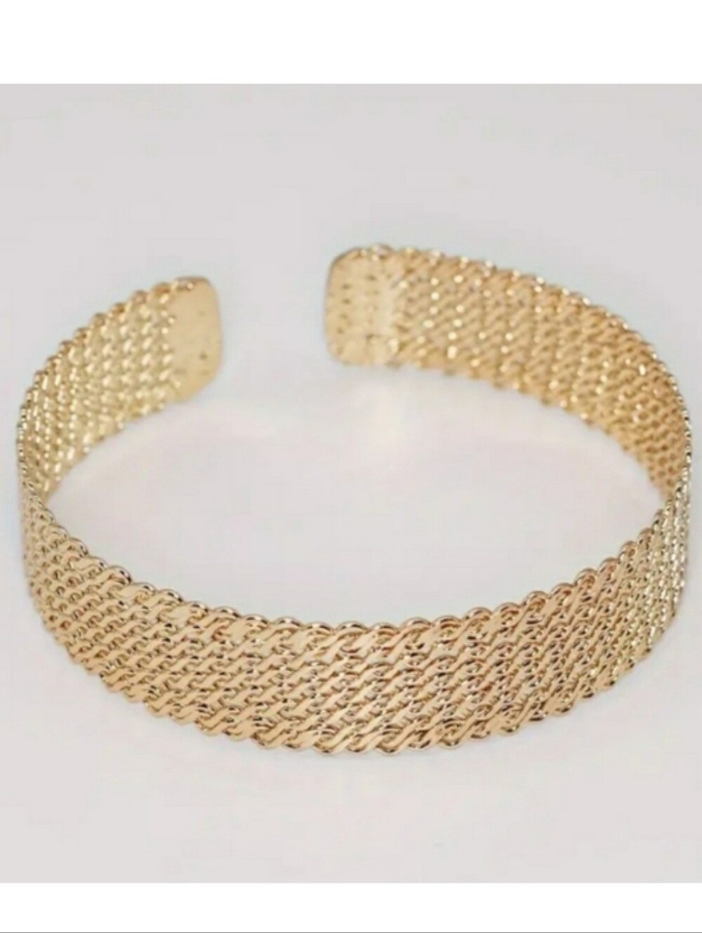 NEW 14K Gold Plated Cuff Bangle Bracelet